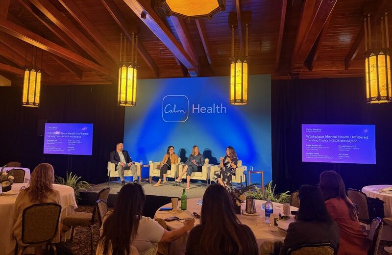 Krystal Sexton on the Workplace Mental Health Unfiltered panel at the Calm Health Summit West, March 2026