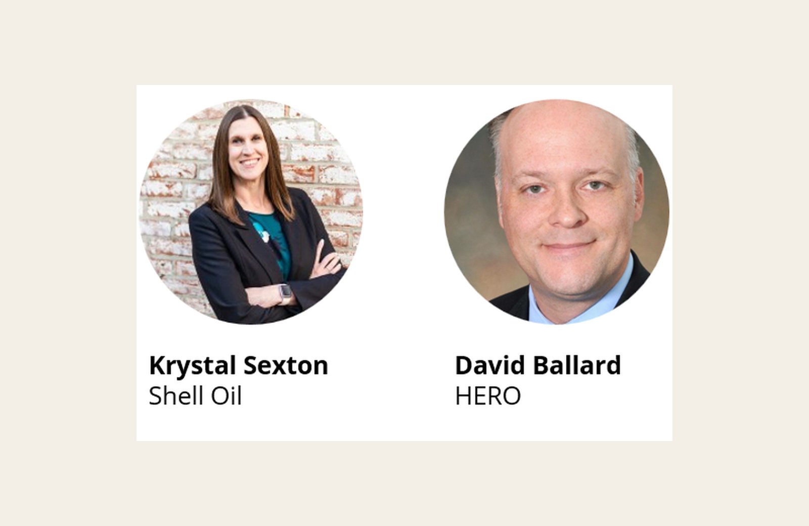 Speaker graphic for the Global Centre for Healthy Workplaces webinar, March 2023, with Krystal Sexton's headshot